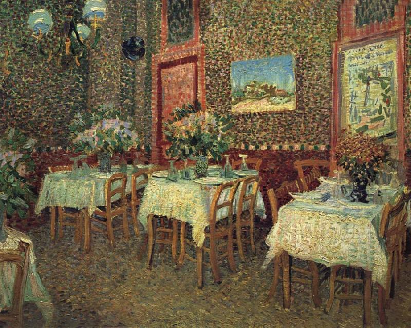 Vincent Van Gogh L-Interieur d un Restaurant oil painting image